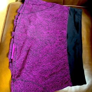 Purple and black skirt